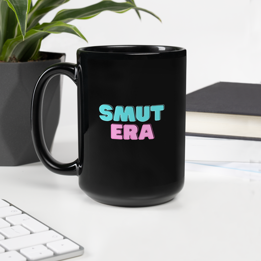 Smut Era Black Glossy Mug - Neon