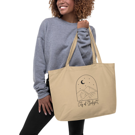 City of Starlight - 100% Cotton - Large organic tote bag