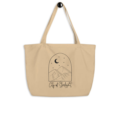 City of Starlight - 100% Cotton - Large organic tote bag