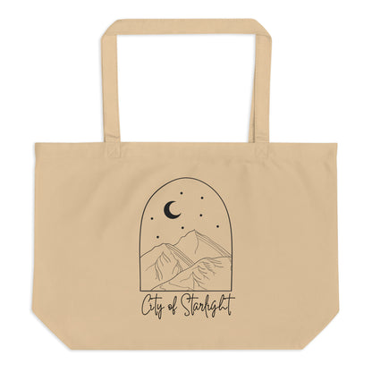 City of Starlight - 100% Cotton - Large organic tote bag