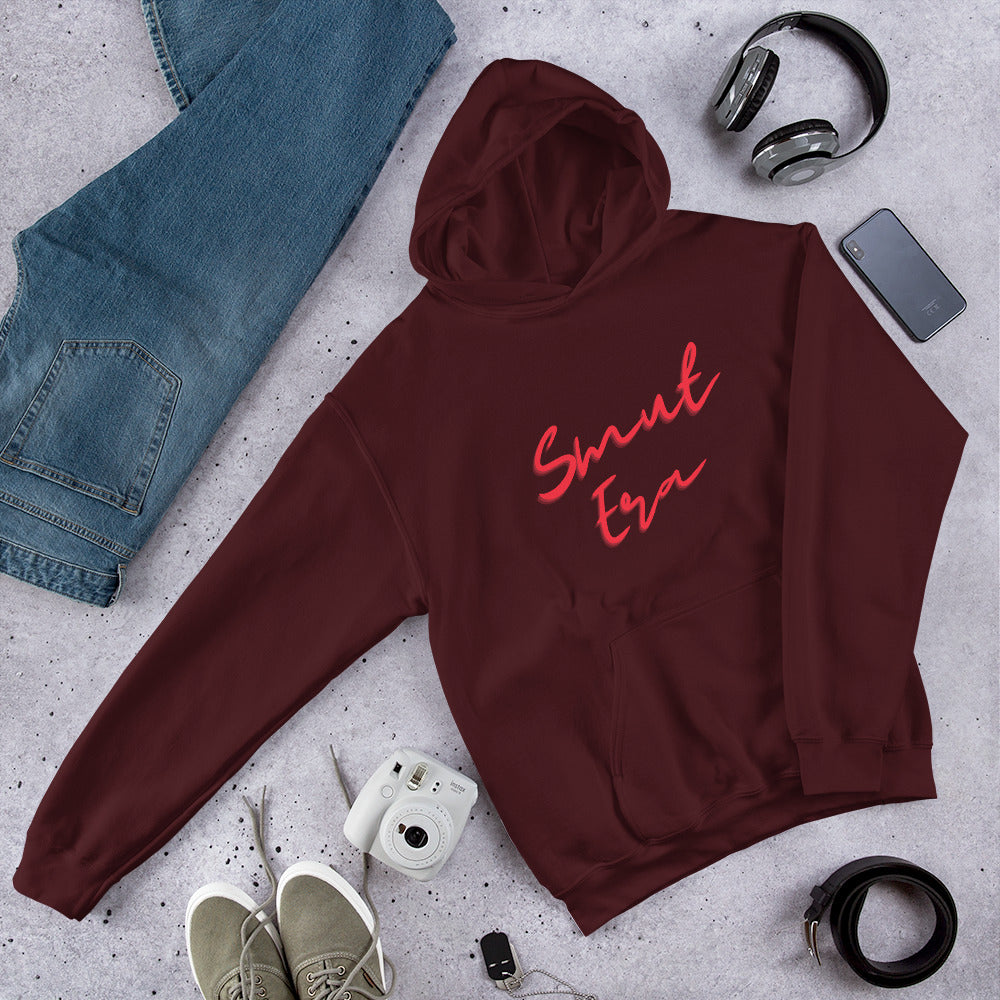 Smut Era Unisex Hoodie - Red Script