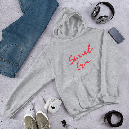 Smut Era Unisex Hoodie - Red Script