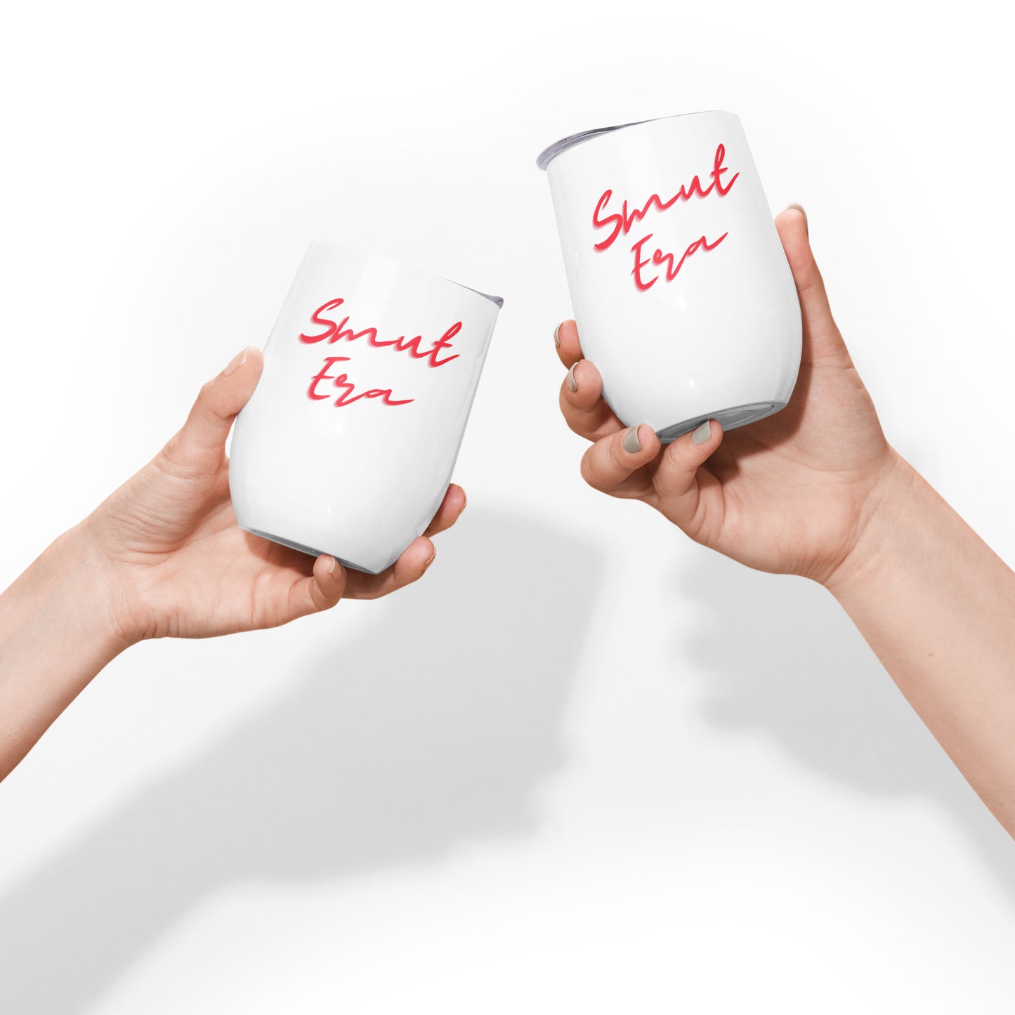 Smut Era Wine tumbler - Red Script