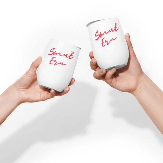 Smut Era Wine tumbler - Red Script