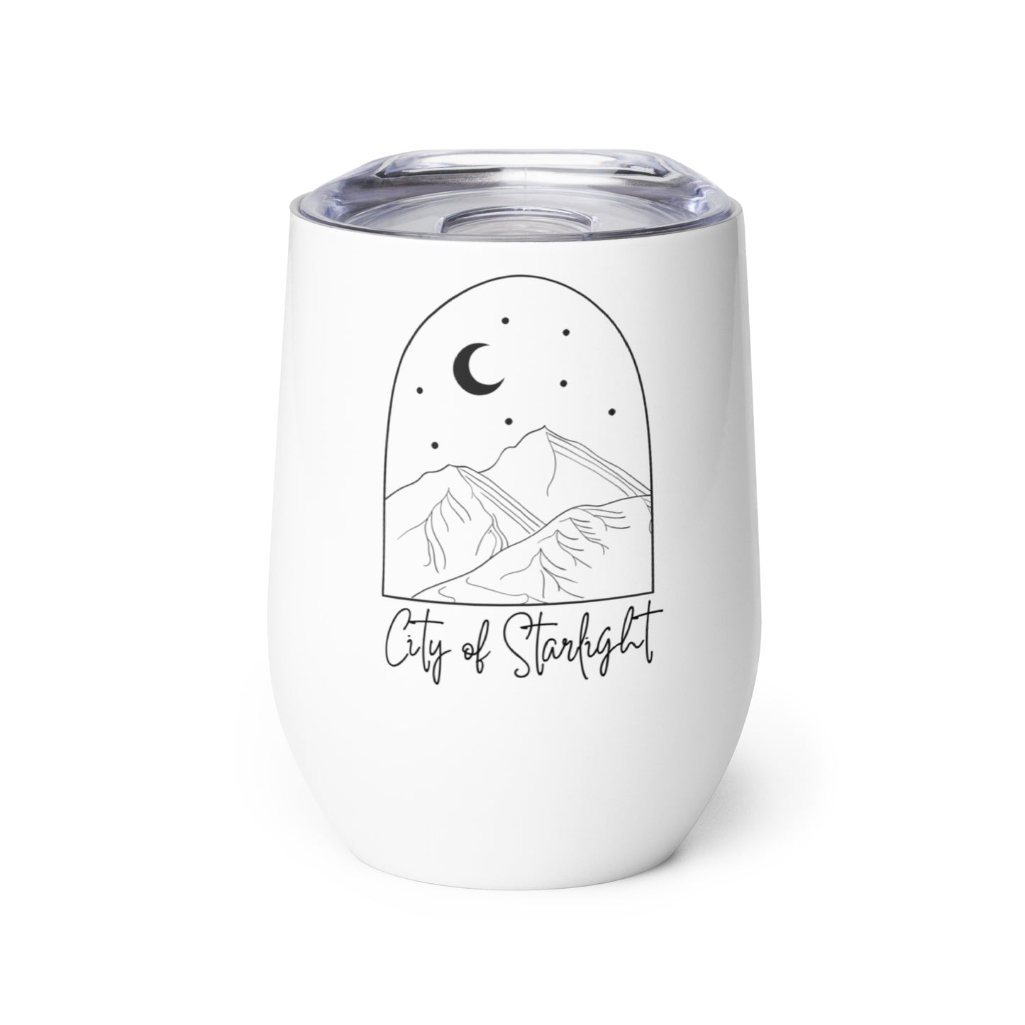 City of Starlight - 12 oz Wine tumbler