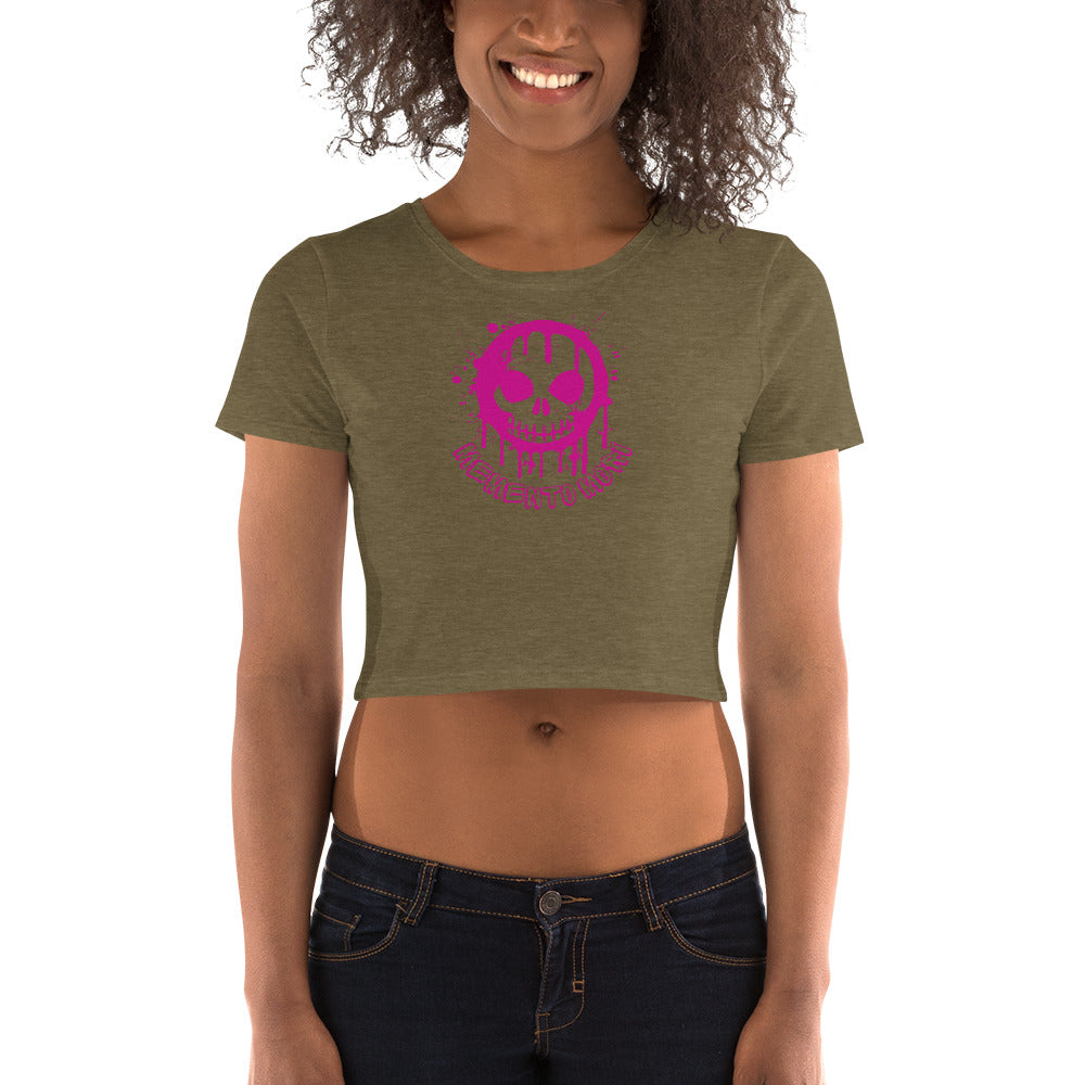 Memento Mori Graffiti - Women’s Crop Tee