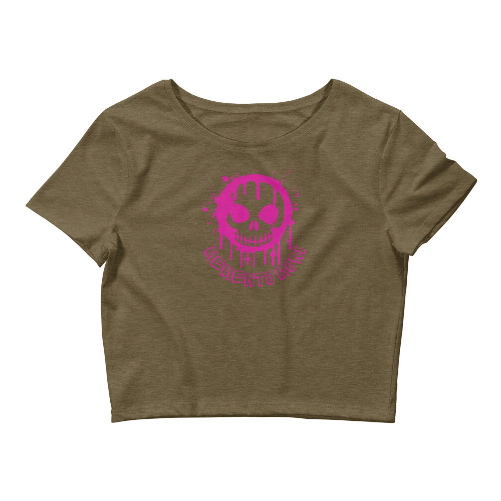 Memento Mori Graffiti - Women’s Crop Tee