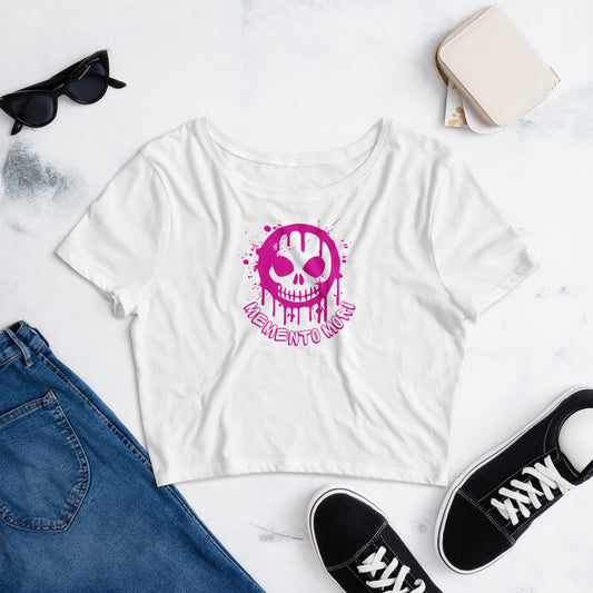 Memento Mori Graffiti - Women’s Crop Tee