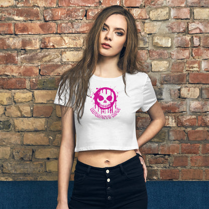 Memento Mori Graffiti - Women’s Crop Tee