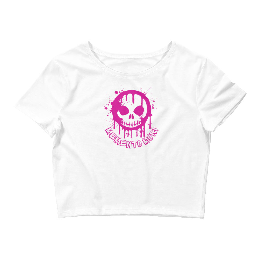 Memento Mori Graffiti - Women’s Crop Tee