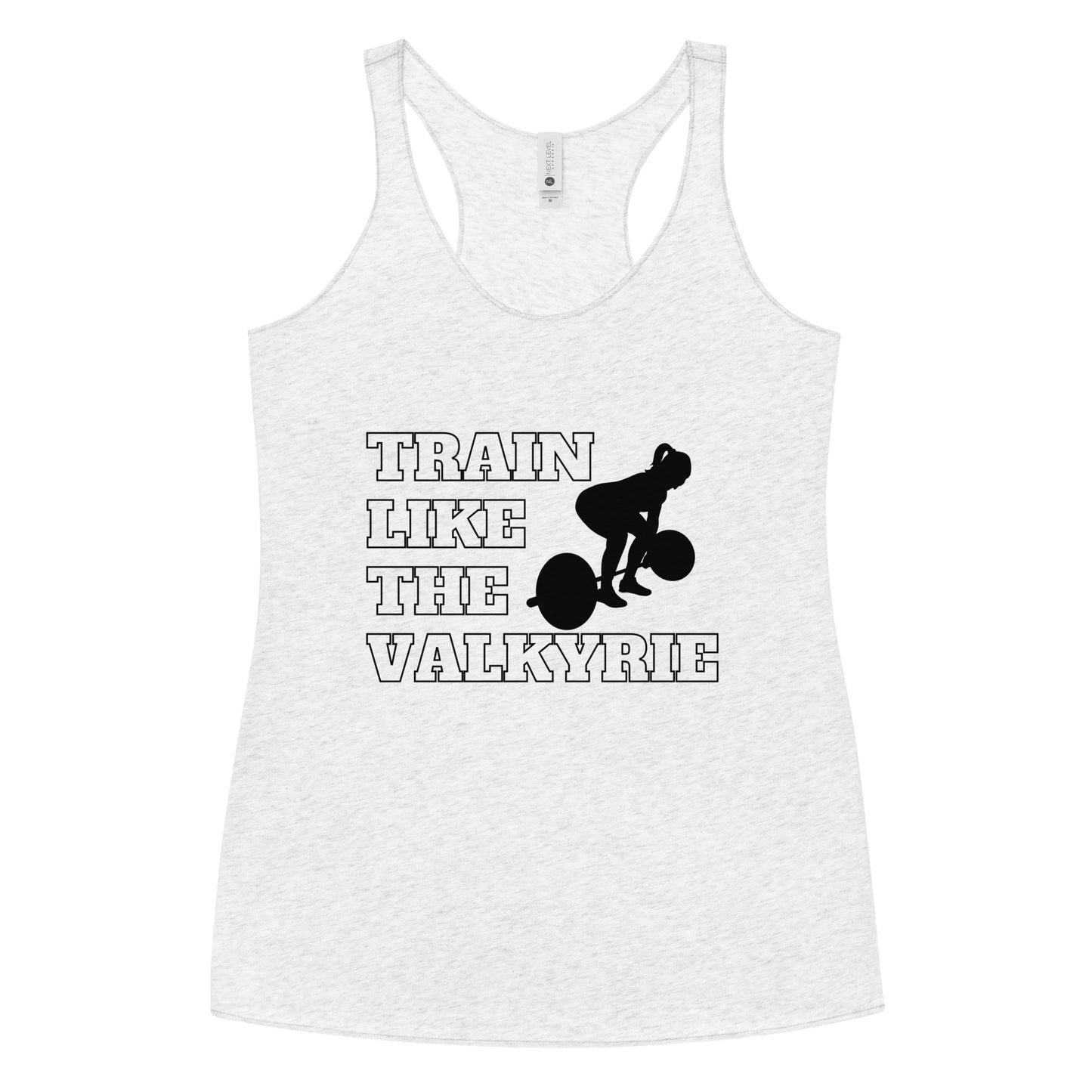 Train Like the Valkyrie Women's Racerback Tank