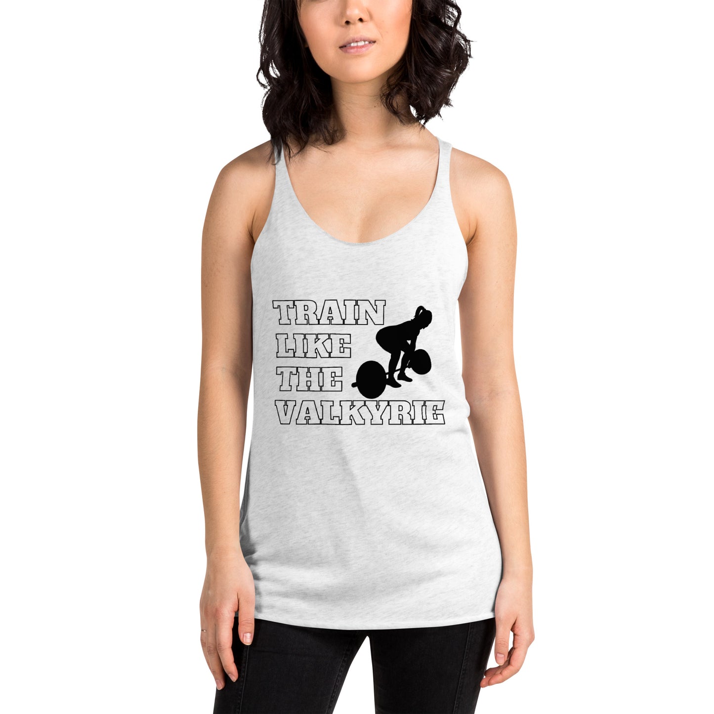 Train Like the Valkyrie Women's Racerback Tank