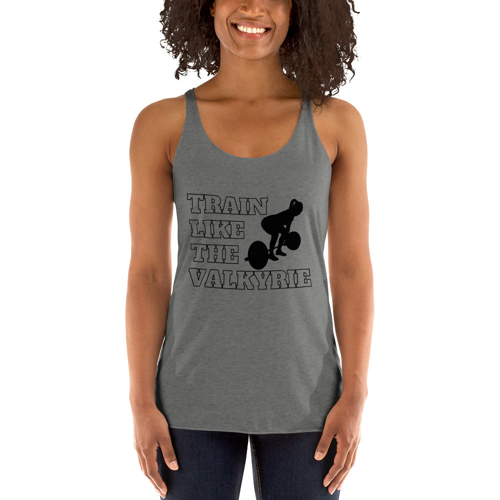 Train Like the Valkyrie Women's Racerback Tank