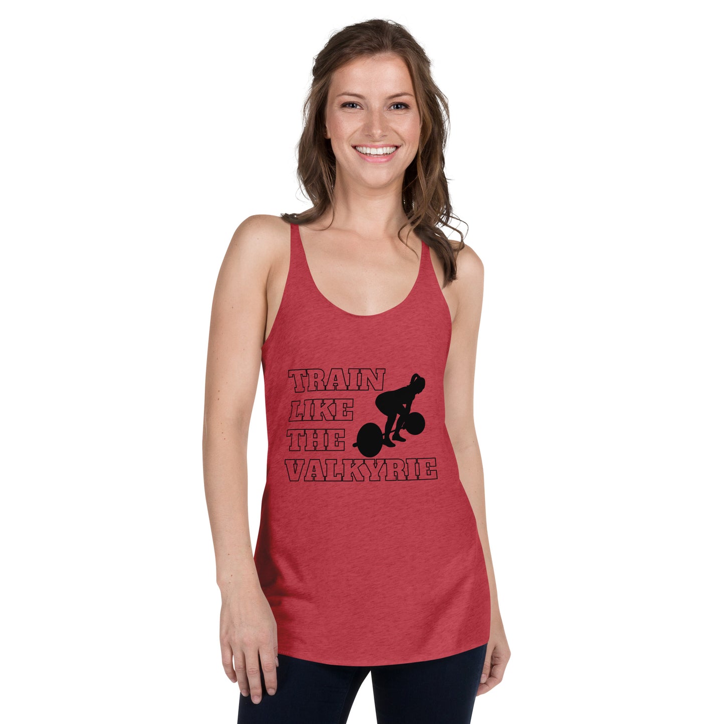 Train Like the Valkyrie Women's Racerback Tank