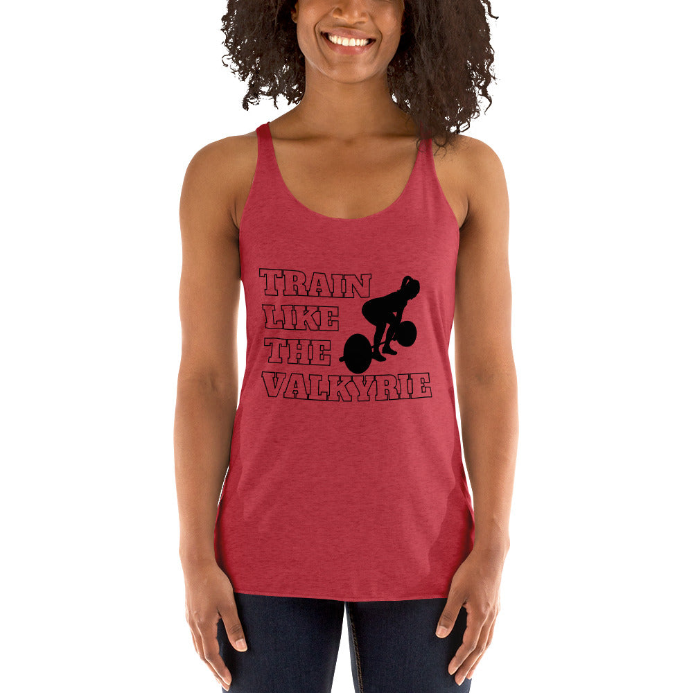 Train Like the Valkyrie Women's Racerback Tank