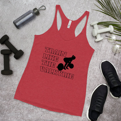 Train Like the Valkyrie Women's Racerback Tank