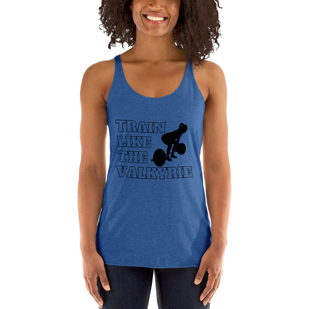 Train Like the Valkyrie Women's Racerback Tank