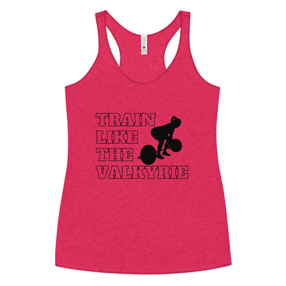 Train Like the Valkyrie Women's Racerback Tank