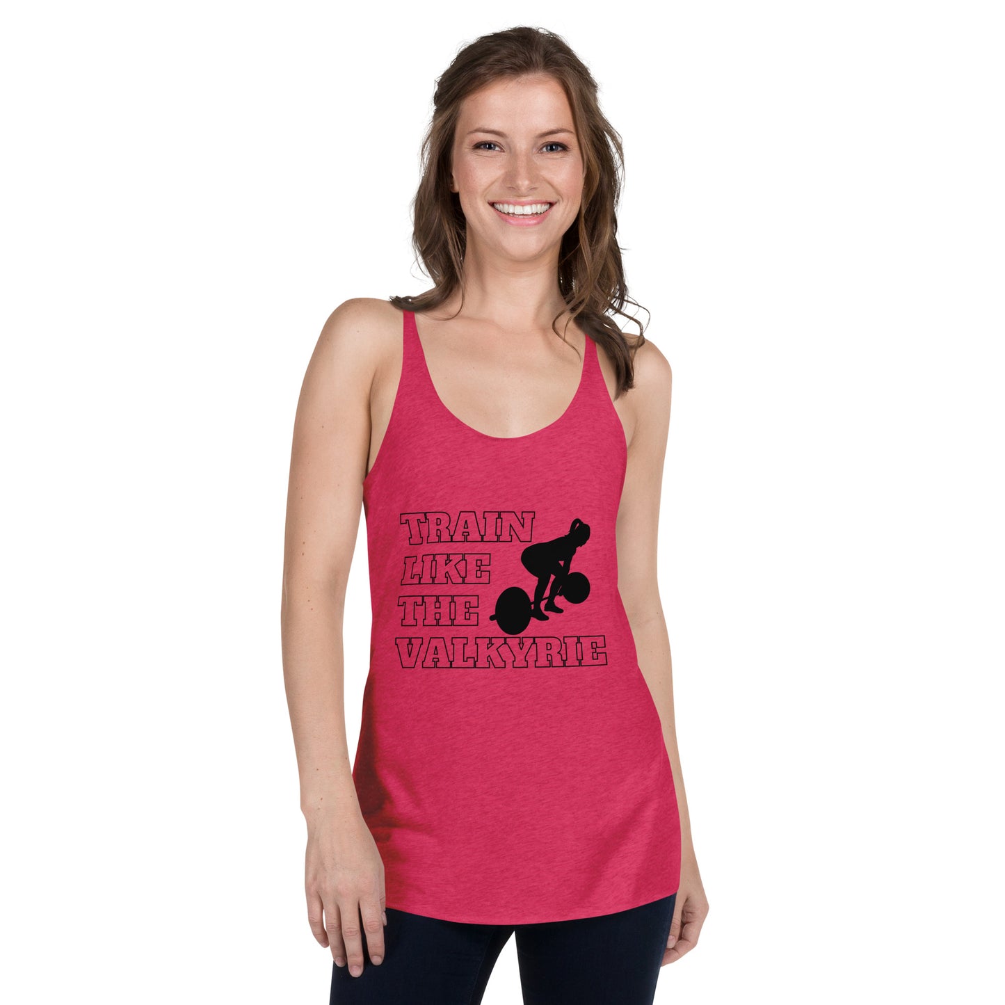 Train Like the Valkyrie Women's Racerback Tank