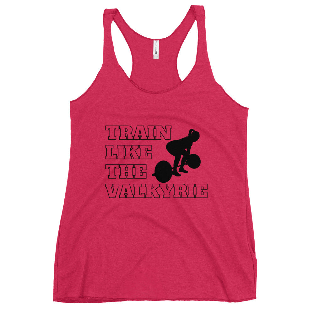 Train Like the Valkyrie Women's Racerback Tank