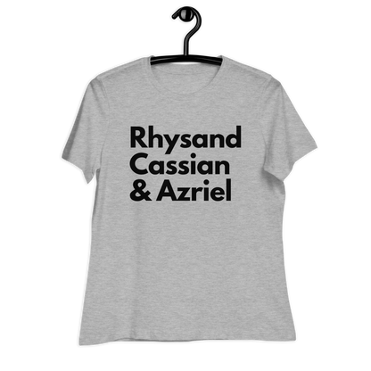 Rhysand, Cassian, & Azriel | 100% Cotton - Pre-Shrunk | Women's Relaxed T-Shirt