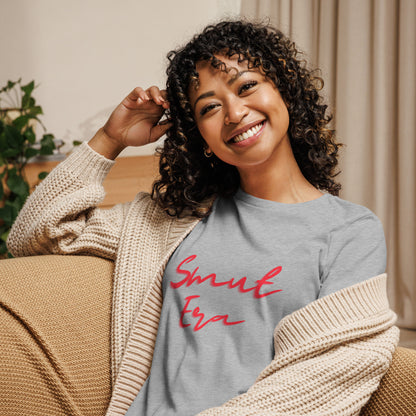 Smut Era - Red Script |  100% Cotton - Pre-Shrunk | Women's Relaxed T-Shirt