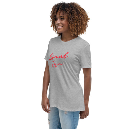 Smut Era - Red Script |  100% Cotton - Pre-Shrunk | Women's Relaxed T-Shirt