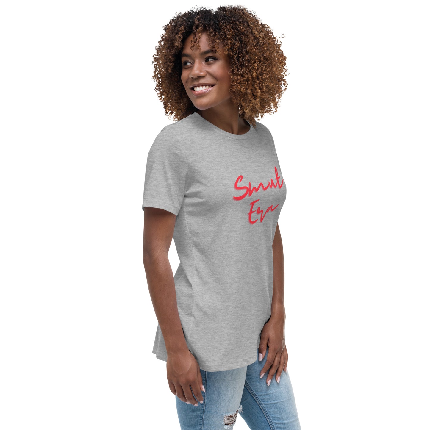 Smut Era - Red Script |  100% Cotton - Pre-Shrunk | Women's Relaxed T-Shirt