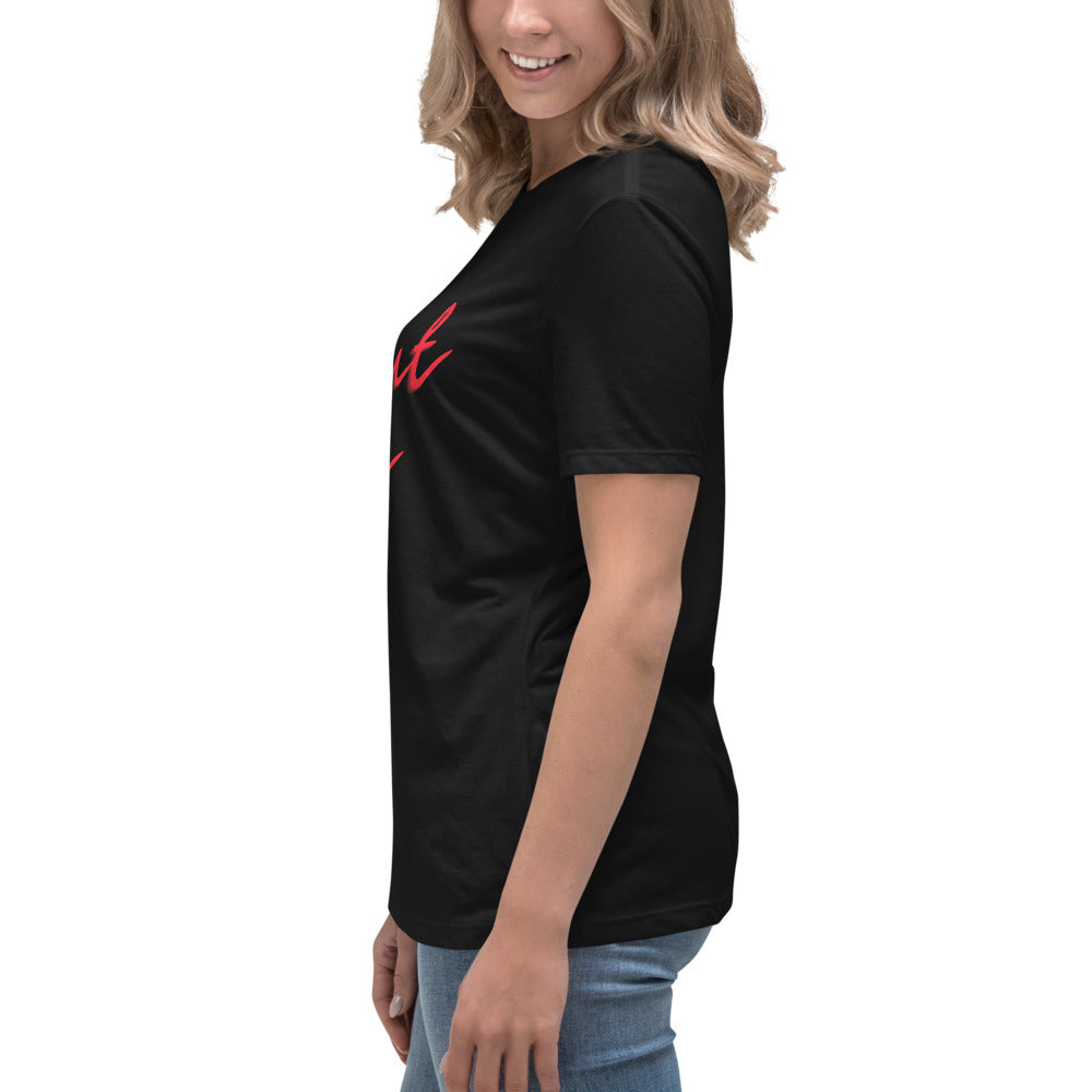 Smut Era - Red Script |  100% Cotton - Pre-Shrunk | Women's Relaxed T-Shirt