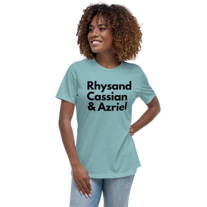 Rhysand, Cassian, & Azriel | 100% Cotton - Pre-Shrunk | Women's Relaxed T-Shirt