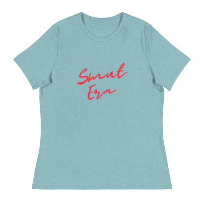 Smut Era - Red Script |  100% Cotton - Pre-Shrunk | Women's Relaxed T-Shirt