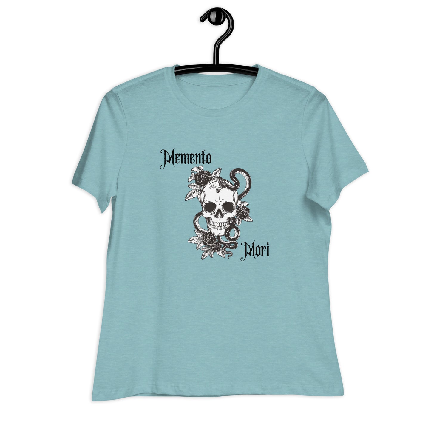 Memento Mori Skull | 100% Cotton - Pre-Shrunk | Women's Relaxed T-Shirt