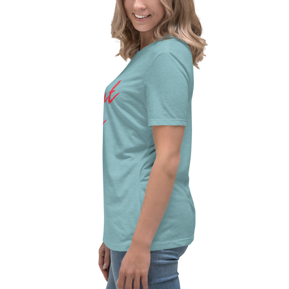 Smut Era - Red Script |  100% Cotton - Pre-Shrunk | Women's Relaxed T-Shirt