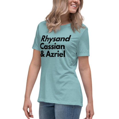 Rhysand, Cassian, & Azriel | 100% Cotton - Pre-Shrunk | Women's Relaxed T-Shirt