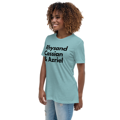 Rhysand, Cassian, & Azriel | 100% Cotton - Pre-Shrunk | Women's Relaxed T-Shirt