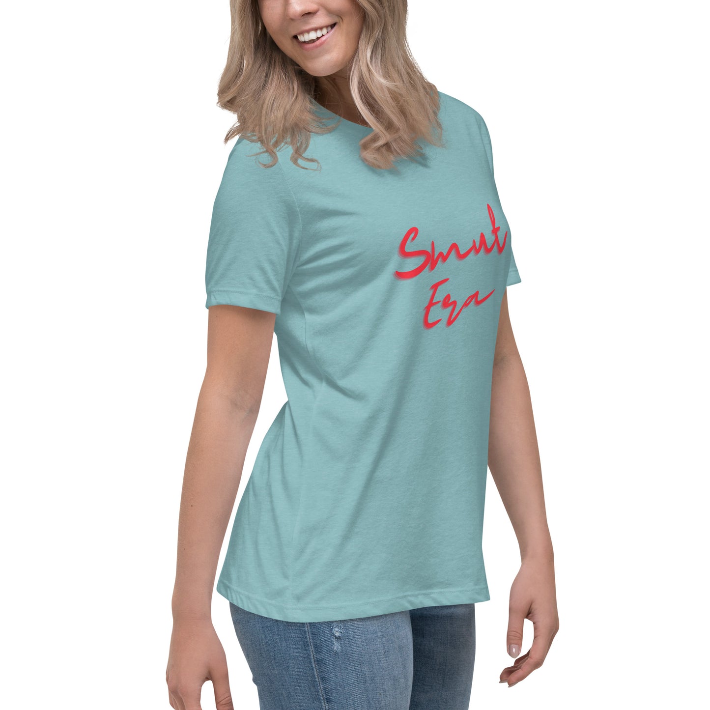 Smut Era - Red Script |  100% Cotton - Pre-Shrunk | Women's Relaxed T-Shirt