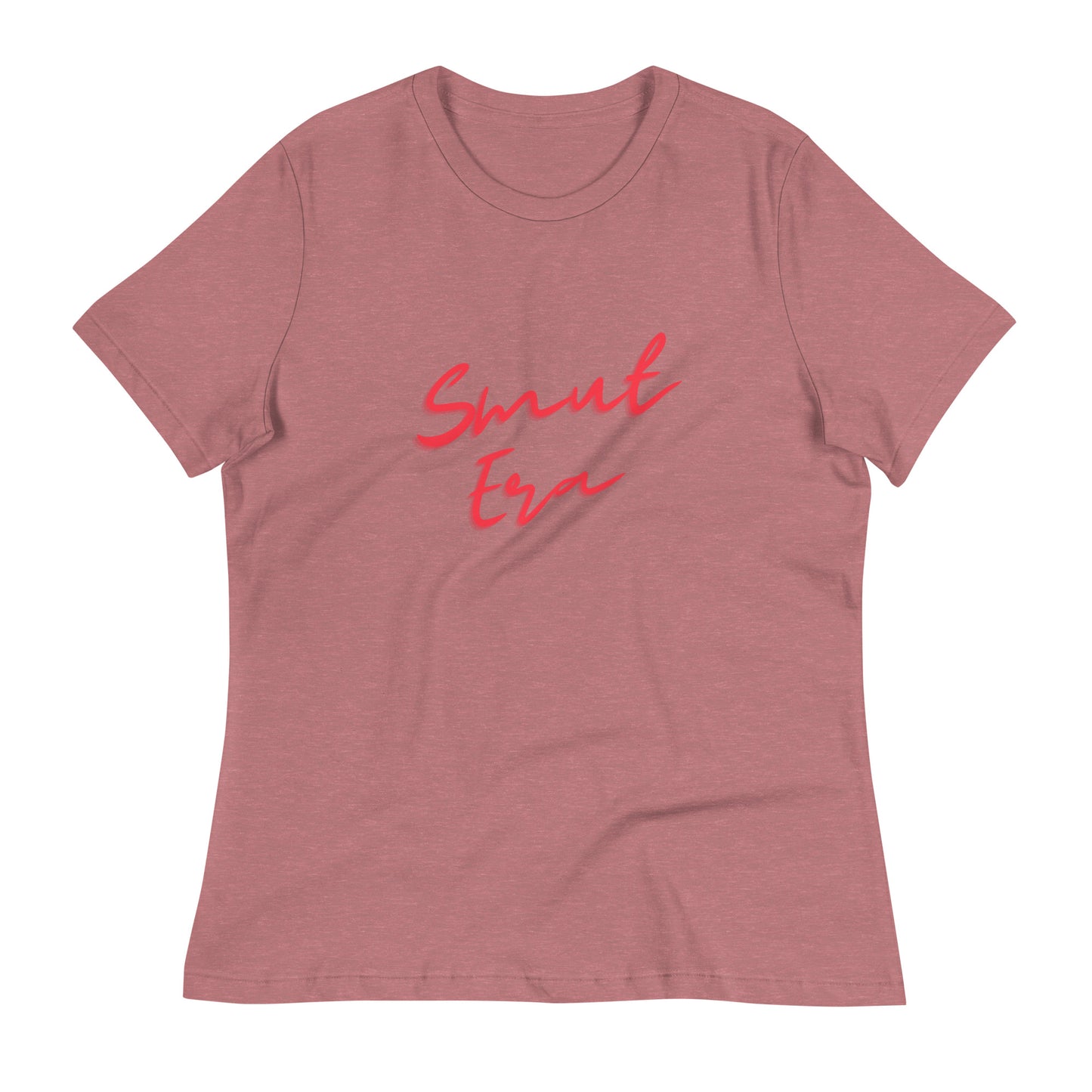 Smut Era - Red Script |  100% Cotton - Pre-Shrunk | Women's Relaxed T-Shirt