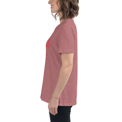 Smut Era - Red Script |  100% Cotton - Pre-Shrunk | Women's Relaxed T-Shirt