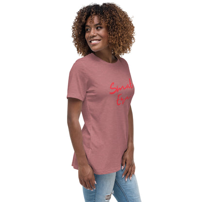 Smut Era - Red Script |  100% Cotton - Pre-Shrunk | Women's Relaxed T-Shirt