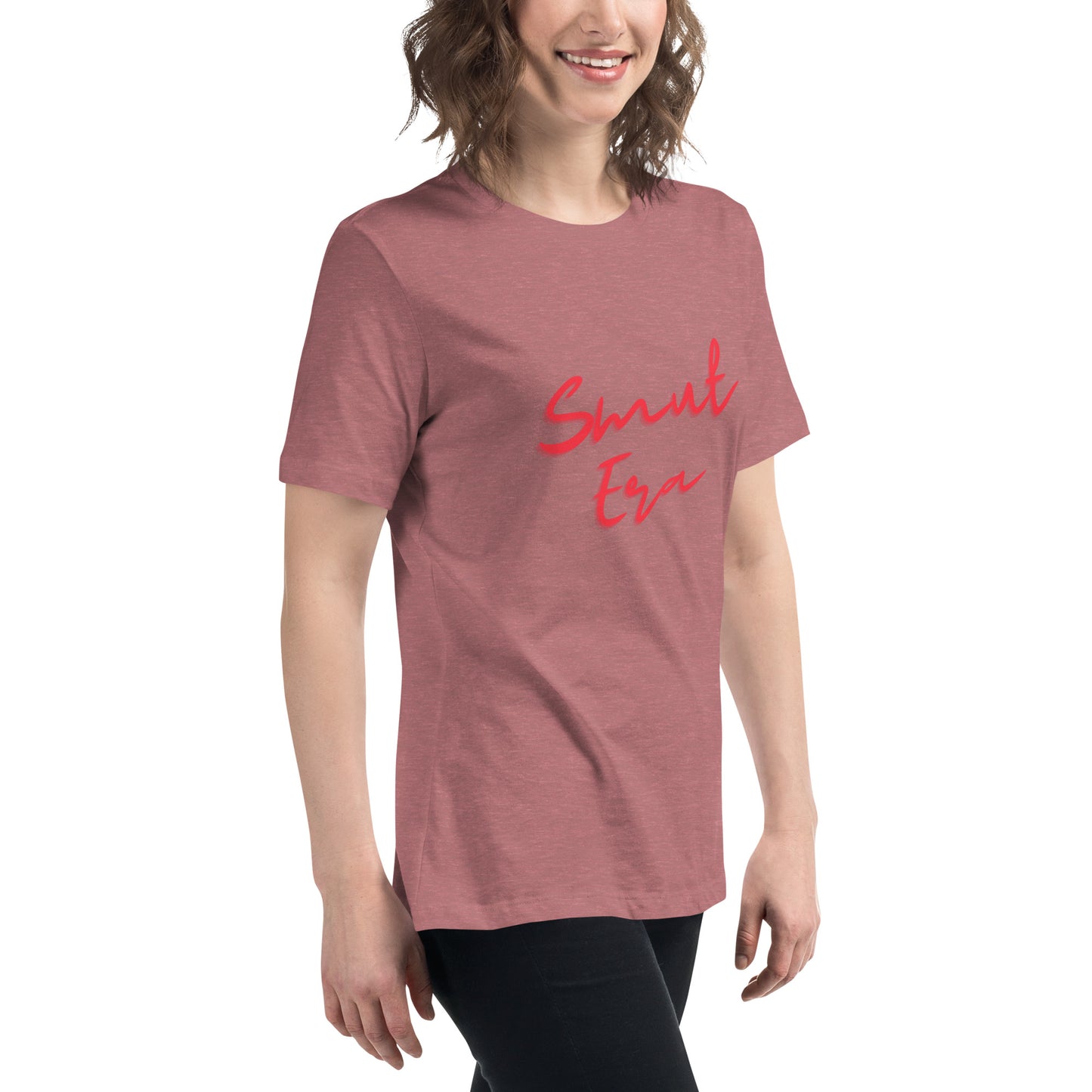 Smut Era - Red Script |  100% Cotton - Pre-Shrunk | Women's Relaxed T-Shirt