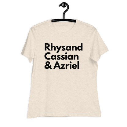 Rhysand, Cassian, & Azriel | 100% Cotton - Pre-Shrunk | Women's Relaxed T-Shirt