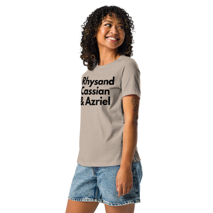 Rhysand, Cassian, & Azriel | 100% Cotton - Pre-Shrunk | Women's Relaxed T-Shirt