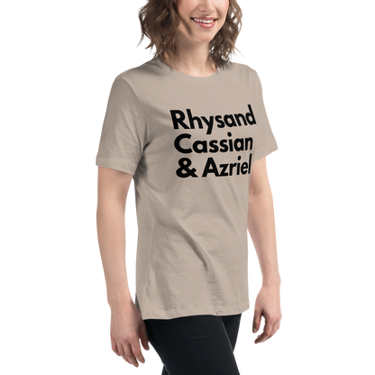 Rhysand, Cassian, & Azriel | 100% Cotton - Pre-Shrunk | Women's Relaxed T-Shirt