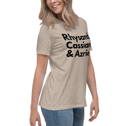 Rhysand, Cassian, & Azriel | 100% Cotton - Pre-Shrunk | Women's Relaxed T-Shirt