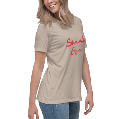 Smut Era - Red Script |  100% Cotton - Pre-Shrunk | Women's Relaxed T-Shirt