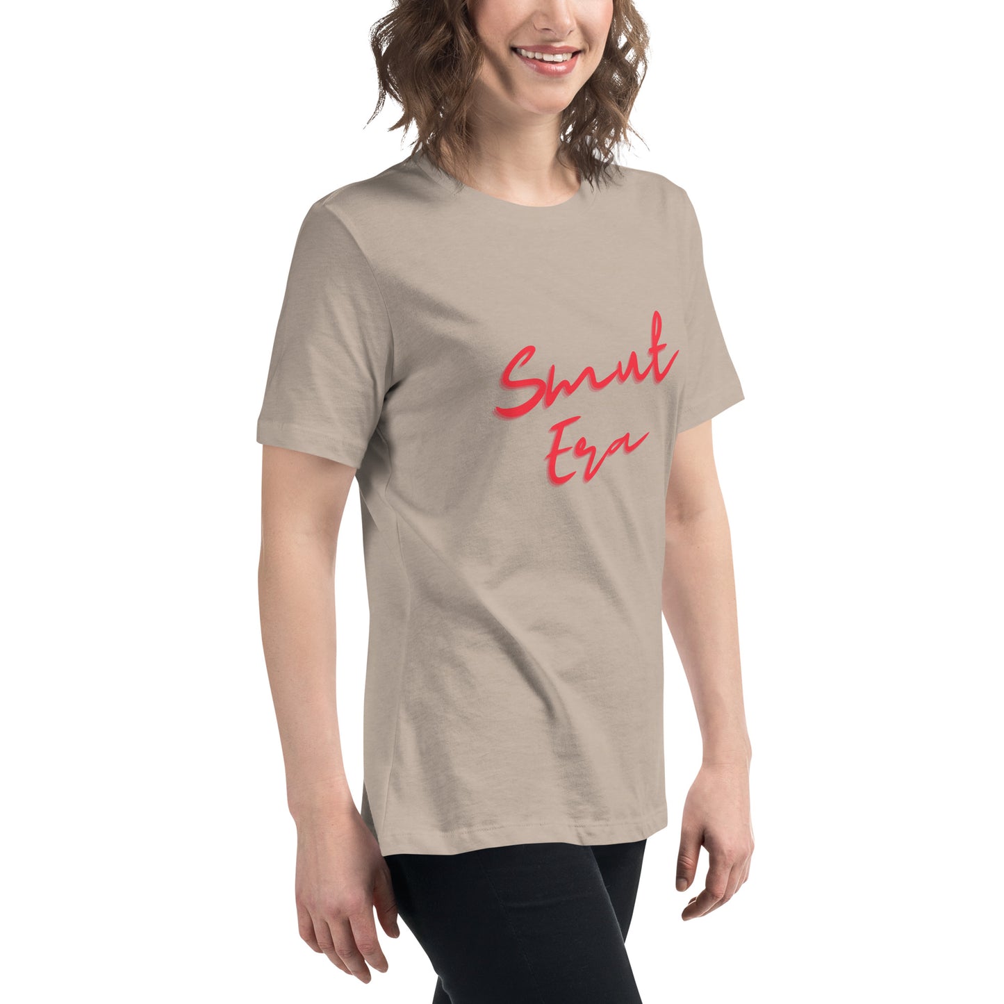 Smut Era - Red Script |  100% Cotton - Pre-Shrunk | Women's Relaxed T-Shirt