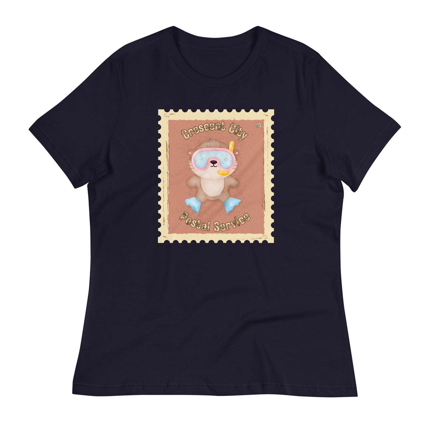 Crescent City Postal Service Stamp | 100% Cotton - Pre-Shrunk | Women's Relaxed T-Shirt