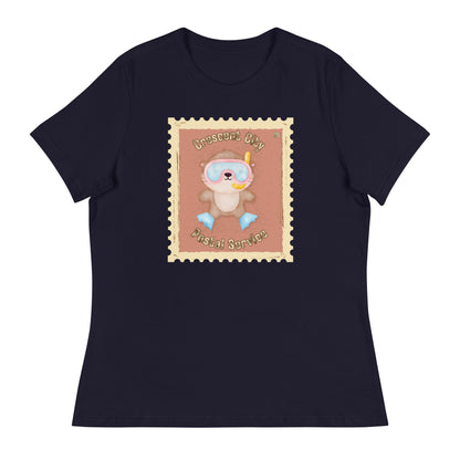 Crescent City Postal Service Stamp | 100% Cotton - Pre-Shrunk | Women's Relaxed T-Shirt