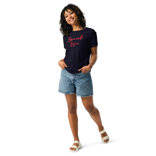 Smut Era - Red Script |  100% Cotton - Pre-Shrunk | Women's Relaxed T-Shirt