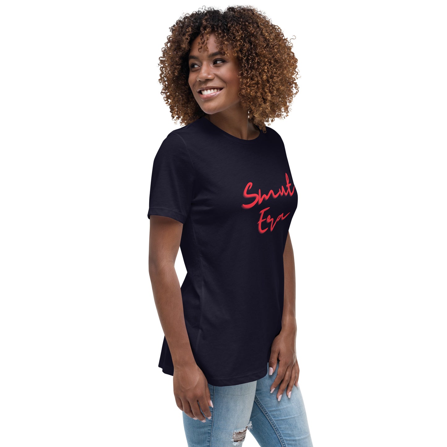 Smut Era - Red Script |  100% Cotton - Pre-Shrunk | Women's Relaxed T-Shirt